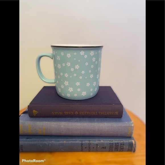 DAVID’S tea Paper Stars Icicle Coffee Mug - Picture 1 of 3